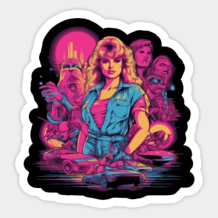 Born In The 70s Raised In The 80s Sticker